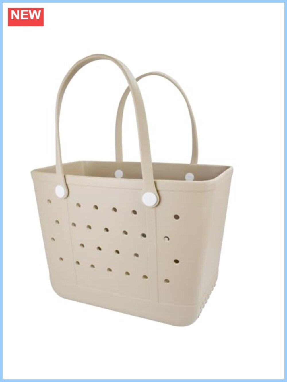 Large Rubber Beach Bag Waterproof Mini Tote for Gym Sports Pool
